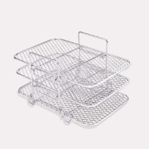 Airfryer Tilbehør Rist Tre-Lags Aflang