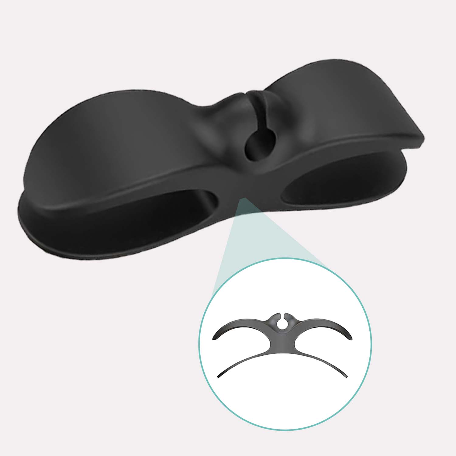 Selvklæbende Kabelholder