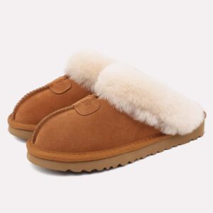 Hjemmesko af ruskind