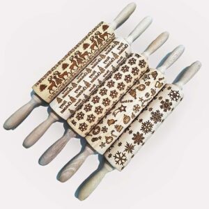 Kagerulle Med Julemønster