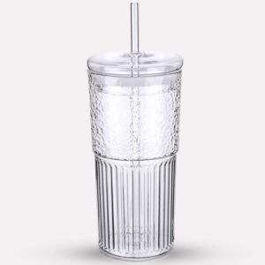 Glaskop Sæt Med Sugerør