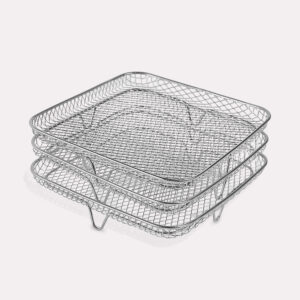 Airfryer Tilbehør Rist Tre-Lags Firkantet