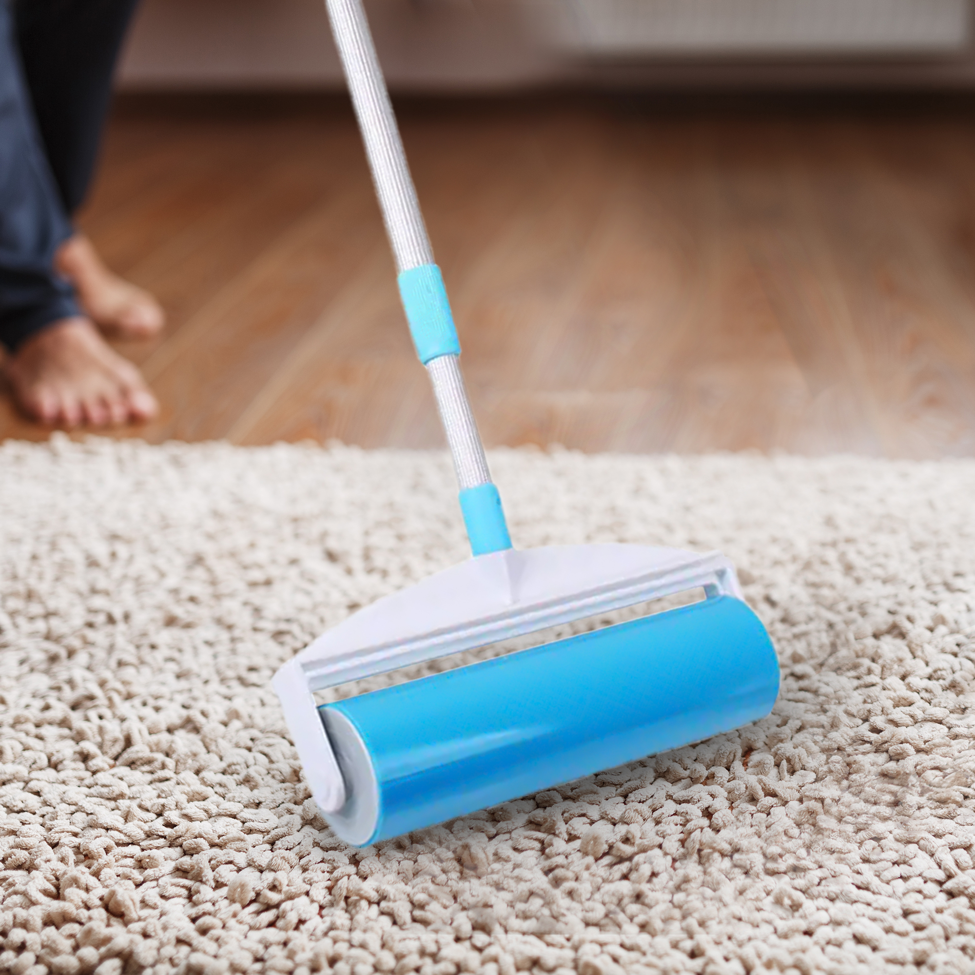 Genanvendelig Fnugrulle Langt Skaft - Billede 2