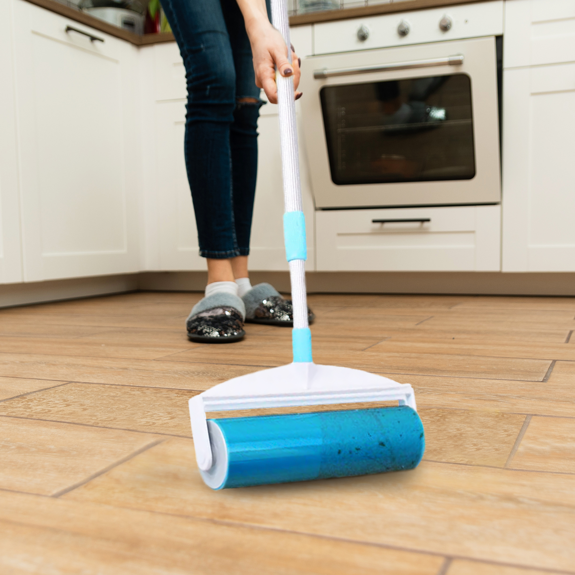 Genanvendelig Fnugrulle Langt Skaft - Billede 4