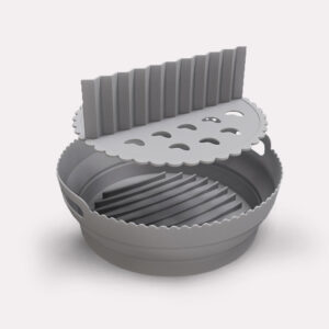 Rund silikoneform med opdeler