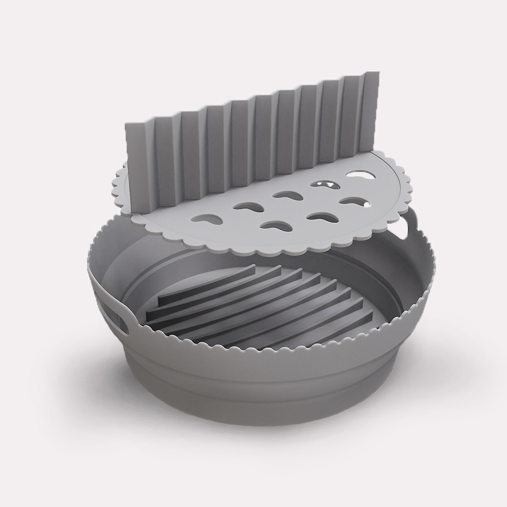 Rund silikoneform med opdeler