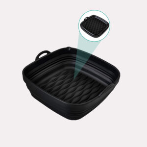 Sammenklappelig Airfryer Silikoneform Firkantet
