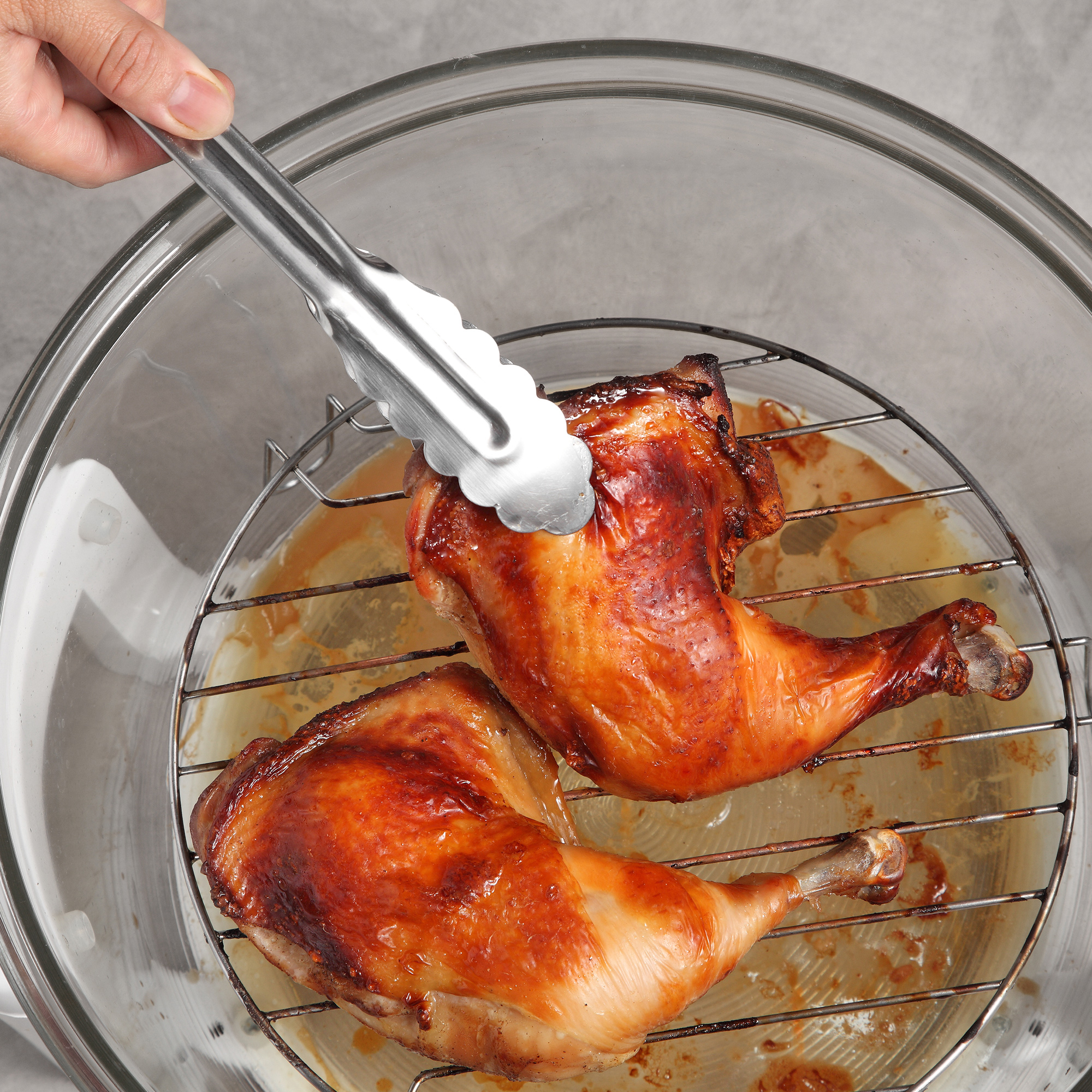 Tilbehørssæt Til Rund Airfryer - Billede 6