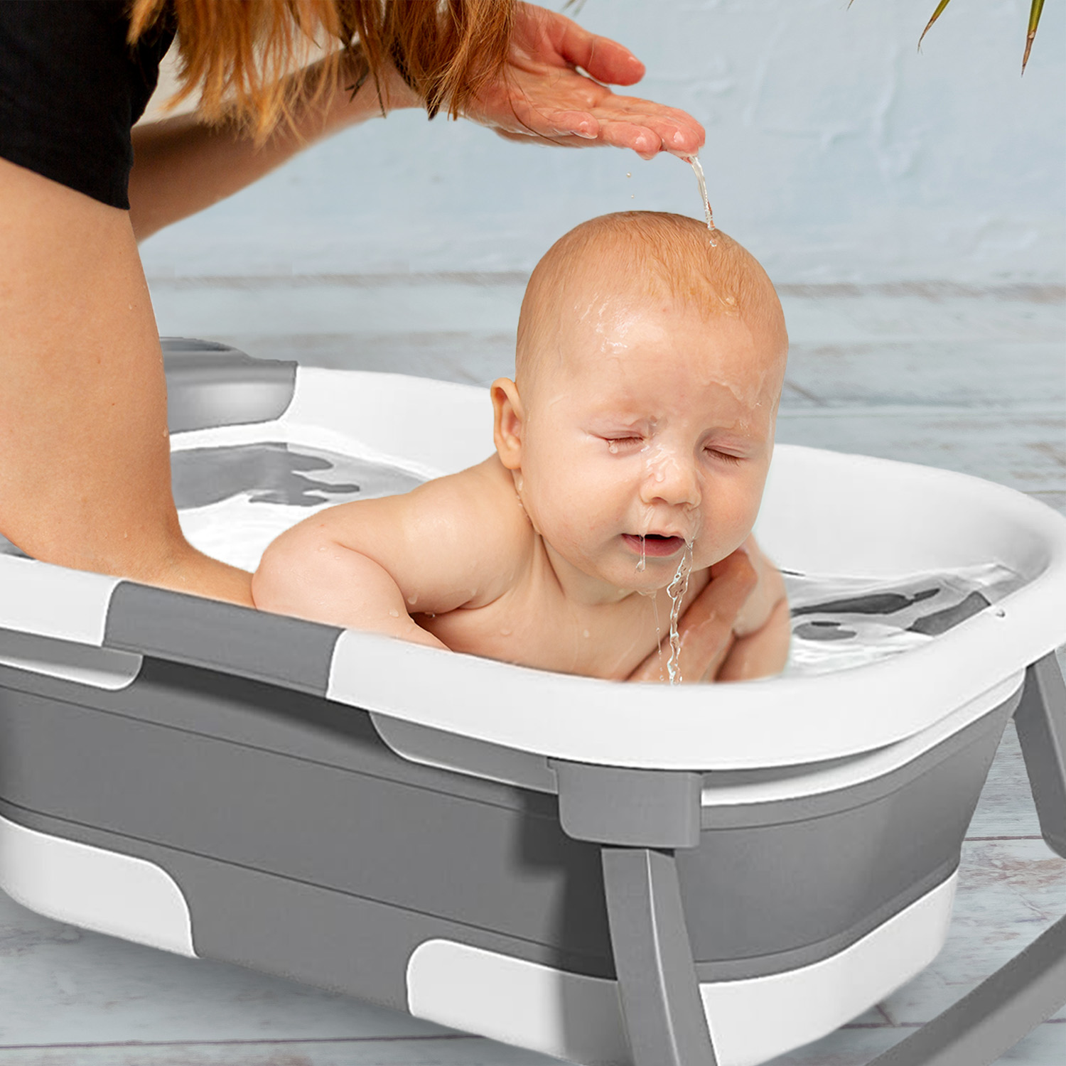 Sammenfoldeligt badekar - Billede 4