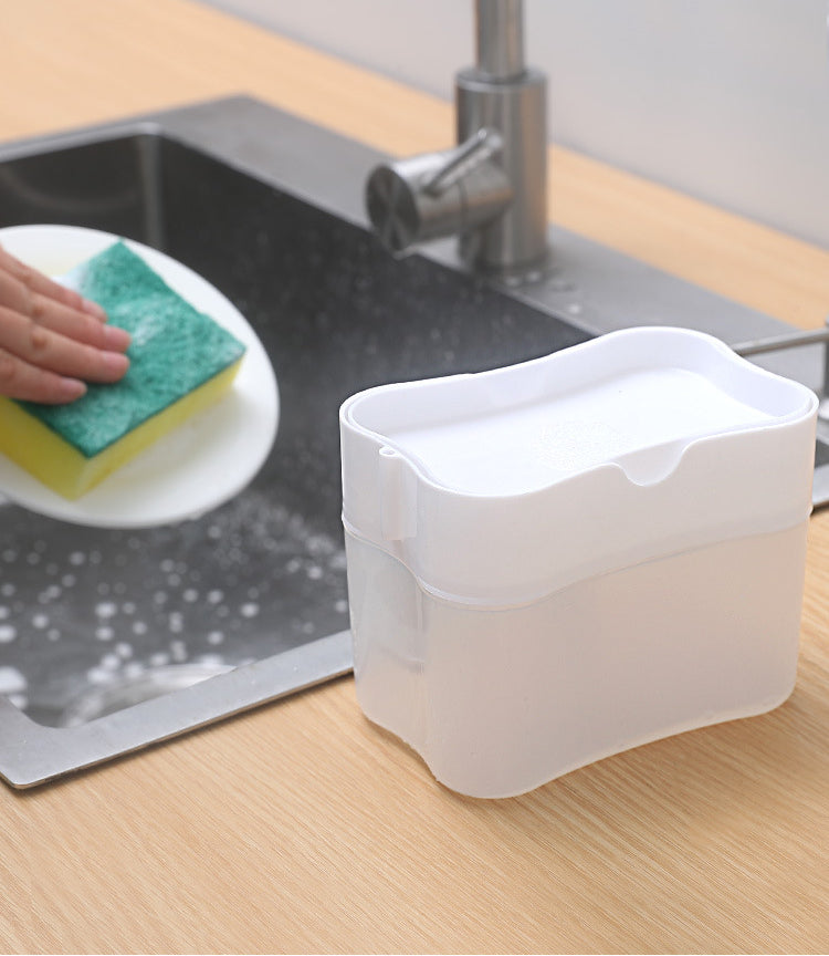 Sæbedispenser til opvaskesvamp - Billede 3