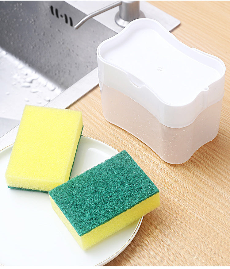 Sæbedispenser til opvaskesvamp - Billede 4